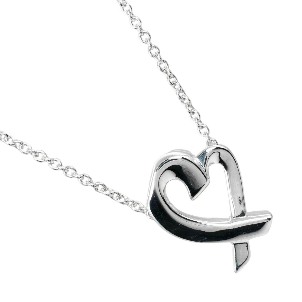 Tiffany Co Loving Heart Necklace Sterling Silver